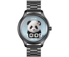 Išmanusis laikrodis COLMI L28 Smart Watch (juodas + juodas steel strap)