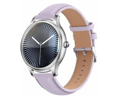 Išmanusis laikrodis COLMI L28 Smart Watch (sidabrinis-violetinė + violetinė leather strap)