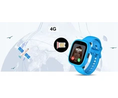Išmanusis laikrodis GPS Wifi 4g SIM SOS vaikams / Kidoboo / K3 Watchme Gen2 / Kblgk3g2pp / Rožinis / Violetinis