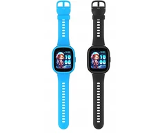 Išmanusis laikrodis GPS Wifi 4g SIM SOS vaikams / Kidoboo / K3 Watchme Gen2 / Kblgk3g2bb / Mėlynas / Juodas