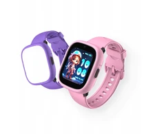 Išmanusis laikrodis GPS Wifi 4g SIM SOS vaikams / Kidoboo / K3 Watchme Gen2 / Kblgk3g2pp / Rožinis / Violetinis