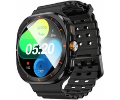 Išmanusis laikrodis Hoco 1,43" AMOLED GPS with call function Y37 juodas