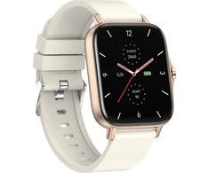 Išmanusis laikrodis Maxcom FW55 Aurum Pro, Auksinės spalvos korpusas su rožinės spalvos dirželiu