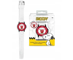 Išmanusis laikrodis Kids Licensing KIDS Laikrodis Analogowy Klasyczny Dziecięcy Snoopy Silikonowy Dirželis Dla Dziecka / Pt00020 (SB12330)