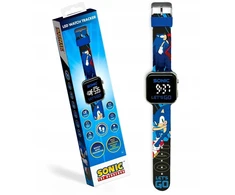 Kids Licensing Išmanusis laikrodis KIDS Laikrodis smartwatch dziecięcy Sonic LED krokomierz stoper alarm timer / So00045 (SB12380)