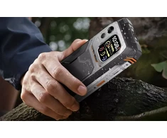 Blackview XPLORE 1 PRO Rugged Phone 5G 6.78 inch FHD 2.4k 2460x1080 120Hz + 2.01 inch 296x240 12/256Gb MT 7050 Octa-Core 2.4GHz 50MP Front 64+20MP Rear Cam Termal Imaging+Night Vision NFC 20000mAh MIL-STD-810H Android 15 Juodas
