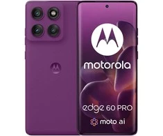 Išmanusis telefonas Motorola Edge 60 Pro (5G) 6.7'', 12/512GB, 6000 mAh, IP68, eSIM, Violetinis