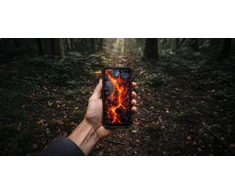 THD Išmanusis telefonas Lagenio Panther 1 4/128GB Juodas