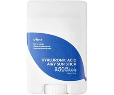 Isntree Hyaluronic Acid Airy Sun Hydrating Soothing &amp; Protecting Before Sun Exposure Stick For Face, 22 g
