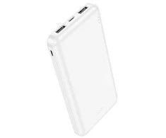 Powerbank Hoco 10000 mAh 2.1A J100 baltas