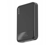 Nešiojamas įkroviklis PROOVE Hoodman Magnetic 10000 mAh Juodas