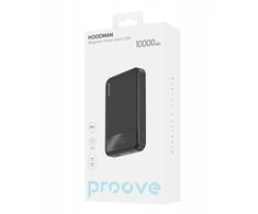 Išorinė baterija Proove Hoodman Magnetic, juoda, 20W, 10000mAh