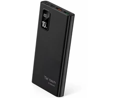 Išorinė baterija Teltech TPB-10 10000mAh, juoda