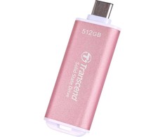 Kietasis diskas Išorinio disko SMD Transcend SSD USB- C 512GB EXT. Rožinis / TS512GESD300P TRANSCEND