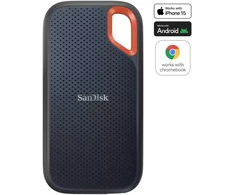 Išorinis kietasis diskas SanDisk Extreme Portable SSD 1TB, SDSSDE61-1T00-G25, Juodas