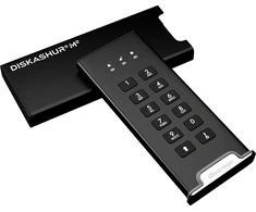 Išorinis SSD diskas iStorage diskAshur M2 PIN 1TB Juodas (IS-DAM2-256-1000)