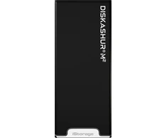 Dysk zewnętrzny SSD iStorage diskAshur M2 PIN 500 GB Juodas (IS-DAM2-256-500)