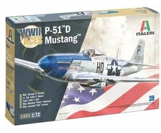 Italeri P-51D Mustang asai 1/72 plastikinis lėktuvo modelis 1484