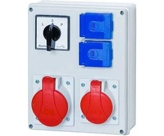 Onnline Statybų komutatorius Florence1x5P 16A 1x5P 32A 2x2P + Z L-P ITALINE (ITA00121)
