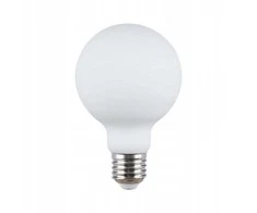 Italux 8W LED lemputė, G80, E27, balta, 3000K, dimeriuojama