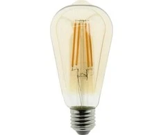 Italux Dekoratyvinė atmosferinė LEMPUTĖ FA-E27-8-WW Blaupunkt LED ST64 E27 edison 8W 806lm 230V 2300K šilta balta