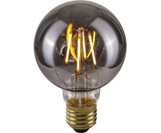 Italux 4W LED lemputė, G80, E27, dūmų sp., 2200K, dimeriuojama