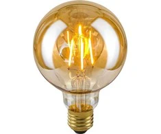 Italux 4W LED lemputė, G95, E27, gintaro sp., 2200K, dimeriuojama