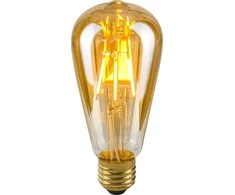4W retro stiliaus LED lemputė ITALUX ST64, 2200K, E27, gintaro spalvos