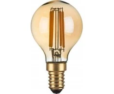 Italux 4W LED lemputė, E14, gintaro sp., 2200K, dimeriuojama