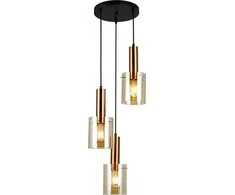 Italux Pakabinamas šviestuvas PND-5581-3A-BRO+AMB