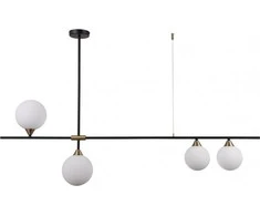 Lubinis šviestuvas Italux Pakabinamas šviestuvas Belmonte PND-9152-4-OPAL