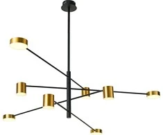 Italux Pakabinamas šviestuvas Remdal PND-16374-8-BK-GD-3K
