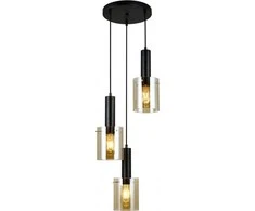 Italux Pakabinamas šviestuvas PND-5581-3A-BK+AMB