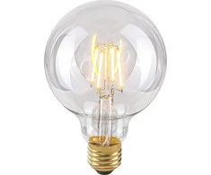 Italux 4W LED lemputė, G95, E27, skaidri, 2200K, dimeriuojama