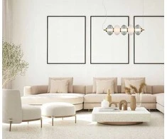 Italux 8W LED pakabinamas šviestuvas TESTA, juodos/baltos sp./skaidrus, 3000K