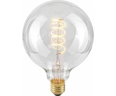 Italux 4W LED lemputė, G125, E27, skaidri, 2200K, dimeriuojama