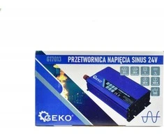 Įtampos keitiklis Geko SINUS 24V/230V 500/1000W (10)