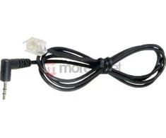 JABRA RJ10 Laidas iki 2,5 mm kaiščio kištuko 1,0 metro, skirtas Panasonic KX-T 7630 7633 7635 ir pvz. GN9300 GN9120 GN elipsė GN8000