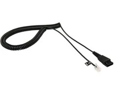 Jabra Kabelunterteil QD auf RJ10 (Regel-Belegung, 2 m, spiral)