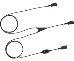 Jabra Supervisorkabel: QD auf 2x QD (incl. Mute-Switch)