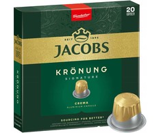Jacobs „Kronung Signature Crema“ kapsulės, skirtos „Nespresso“, 20 vnt.