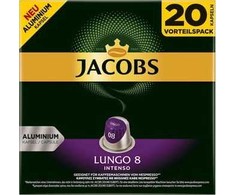 Kavos aparatas Jacobs Lungo Intenso 8 Malta kava kapsulėse 20 vnt., 104 g