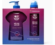 Jacques Bogart Set FC Barcelona: FC Barcelona, Liquid Soap, For Hands, 400 ml + FC Barcelona, Scented Purškiklis, For Men, 180 ml For Men