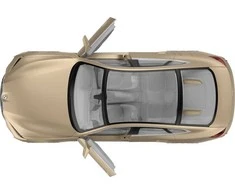Jamara Samochód elektrinis BMW i4 Concept auksinė