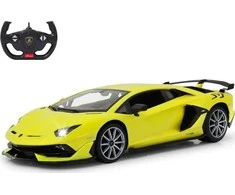 Jamara Lamborghini Aventador SVJ, žaislinė transporto priemonė (geltona, 1:14)