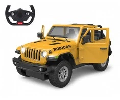 Jamara Jeep Wrangler JL 1:14 geltonas 6+