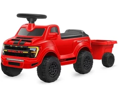 Jamara važinėjamas automobilis Shelby Ford F-150 Raptor su priekaba raudona