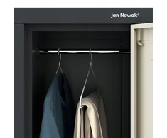 Jan Nowak IGOR spintelė ECO* ANTRACITAS RAL7016 + SONOMA ĄŽUOLAS H1850*W900*D450