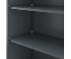 Jan Nowak Metalinė biuro lentyna, surenkama, uždaras galas, antracito spalvos, 900x1950x600 mm: RUFUS (5907367513899)