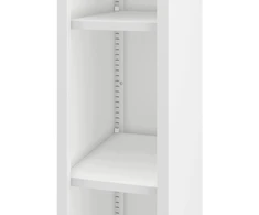 Jan Nowak Siauras metalinis archyvinis dokumentų regalas baltas, 250x1950x450 mm: TIM (5907367513219)
